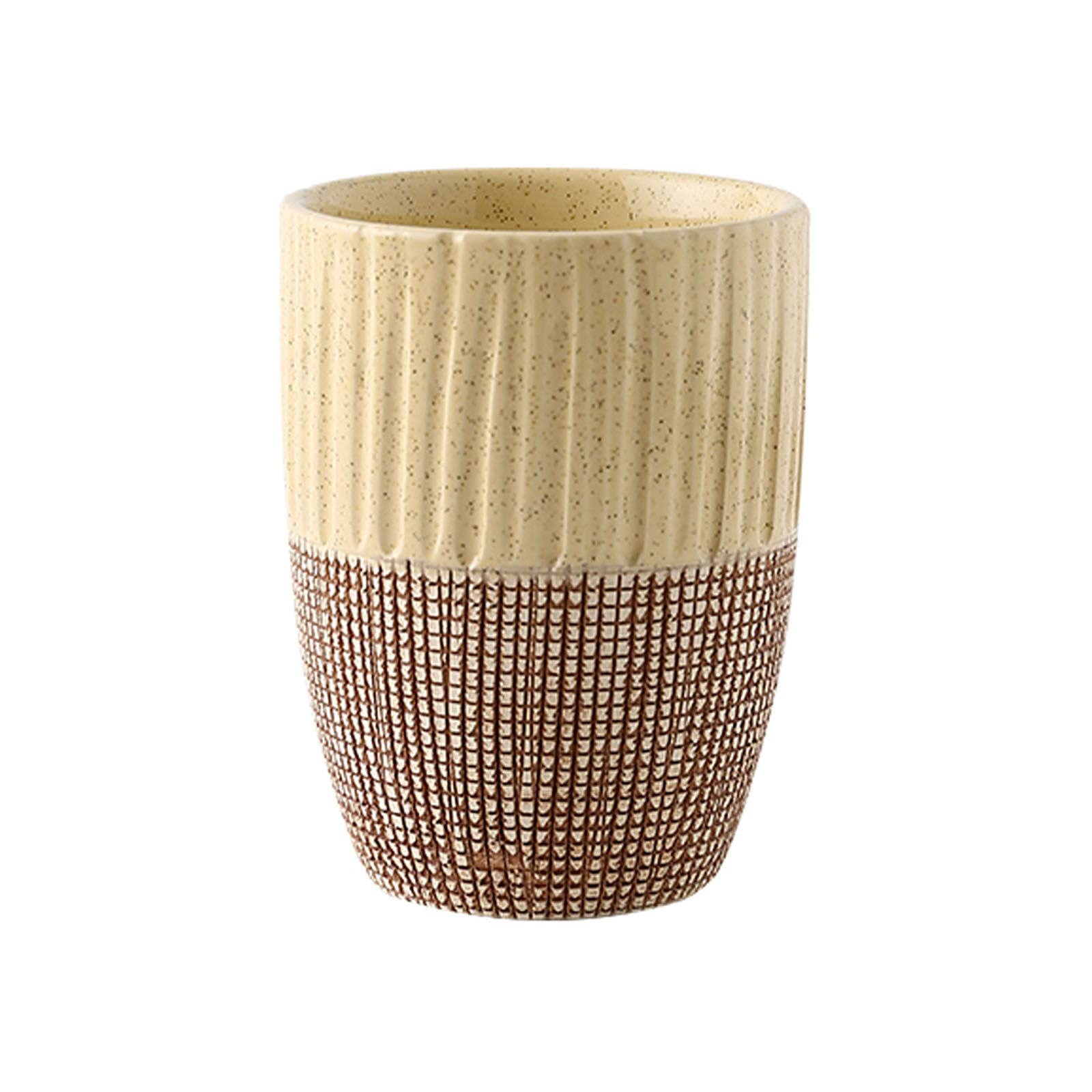 Kubek na szczoteczkę do zębów, kubek do płukania ust / 8x8x10cm ceramiczny kubek na szczoteczkę do zębów, porcelanowy kubek łazienkowy, uchwyt na szczoteczkę do zębów, kubek łazienkowy-f-8x8x10cm (Co