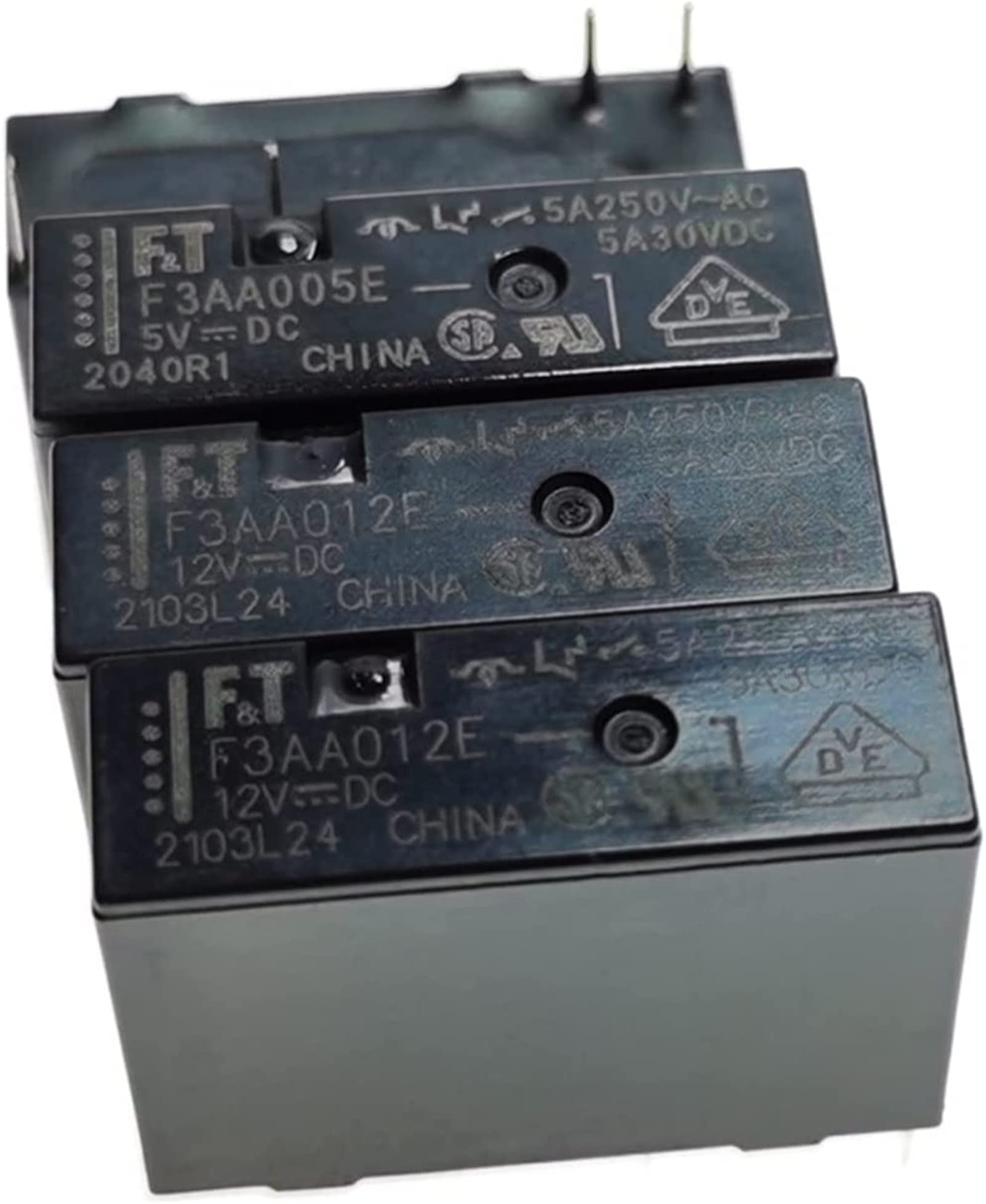 5 Stück Relais F3AA005E F3AA012E F3AA024E FTR-F3AA005E FTR