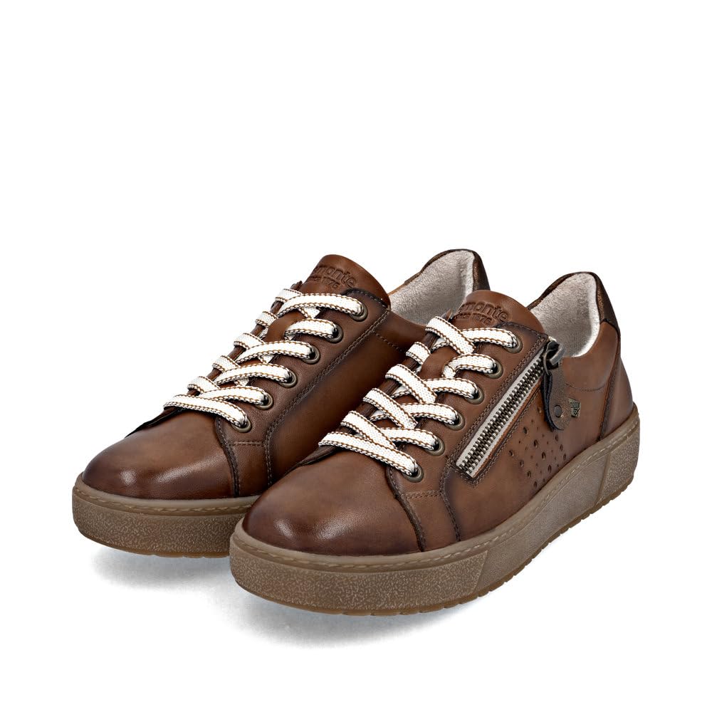Remonte Women's D2t00 Low Trainers, Brown, 7.5 UK