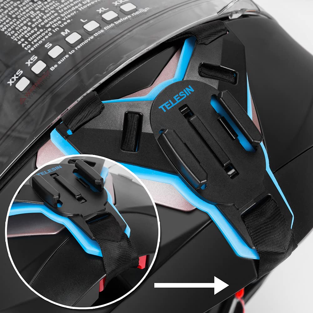 Buy Platiro Telesin GP-HBM-MT7 Motorcycle Helmet Chin Mount for Gopro Online at Low Price in India | Platiro Camera Reviews & Ratings - Amazon.in