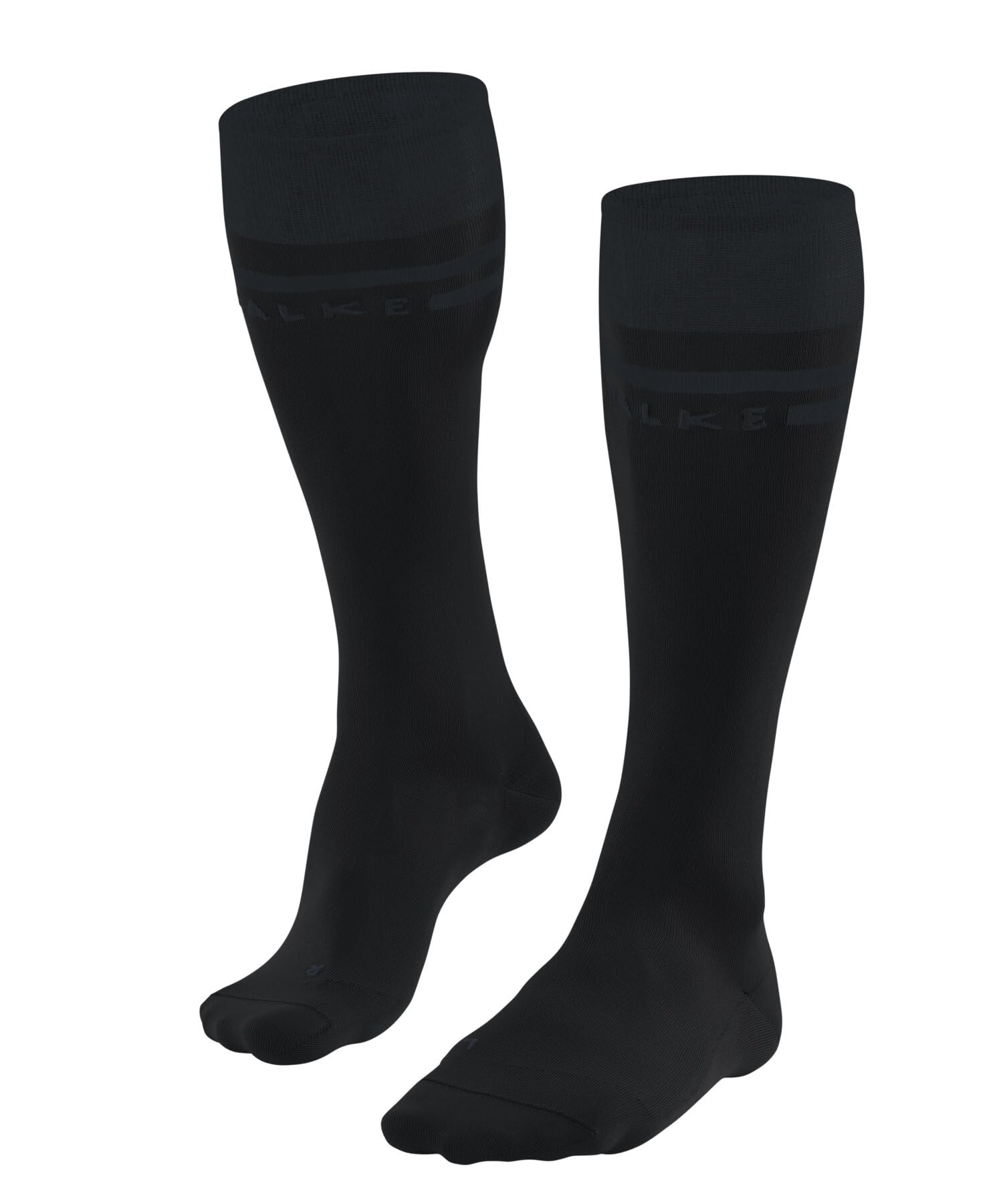 FALKE Women's SK7 Race W Kh Functional Yarn Warm Thin 1 Pair Skiing Socks, Black 3000, 2.5-3.5