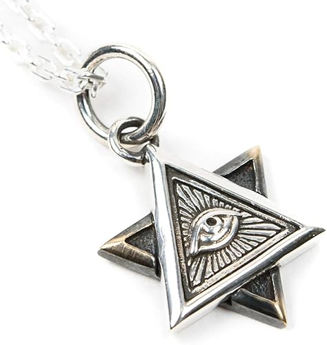 Amazon Goodvibrations シルバー925 フリーメイソン プロビデンスの目 トライアングル 三角形 ペンダントトップ ネックレス ホルスの目 ラーの目 グッドバイブレーション 759svn Go1903 1 ネックレス 通販