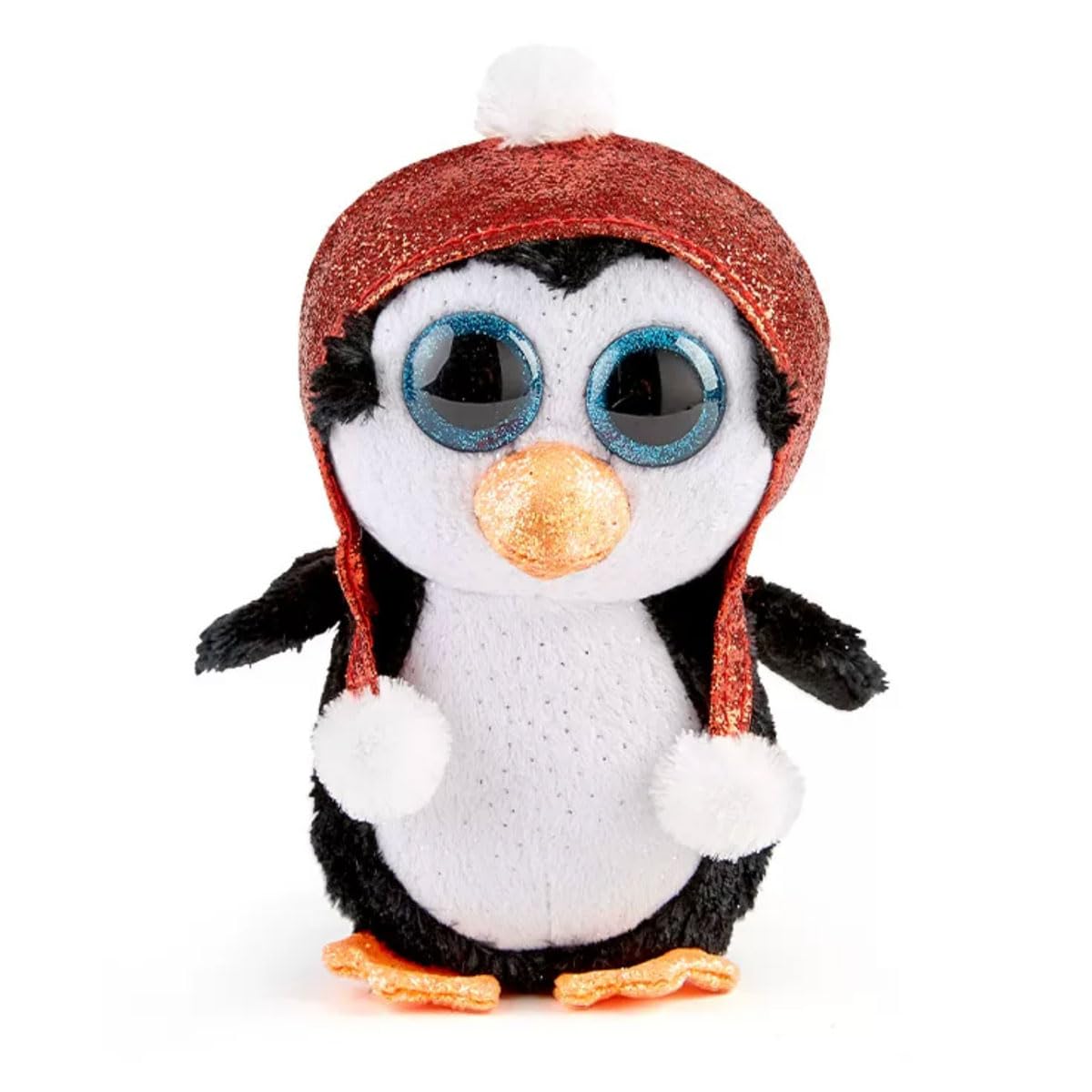 yuanpulalala Beanie Boo Atlas Fox Wynnie Patty Phoneix Ophelia Slippers Lzzy Heather Unicorn Cat Animal Plush Doll 6inch (Gale Penguin)