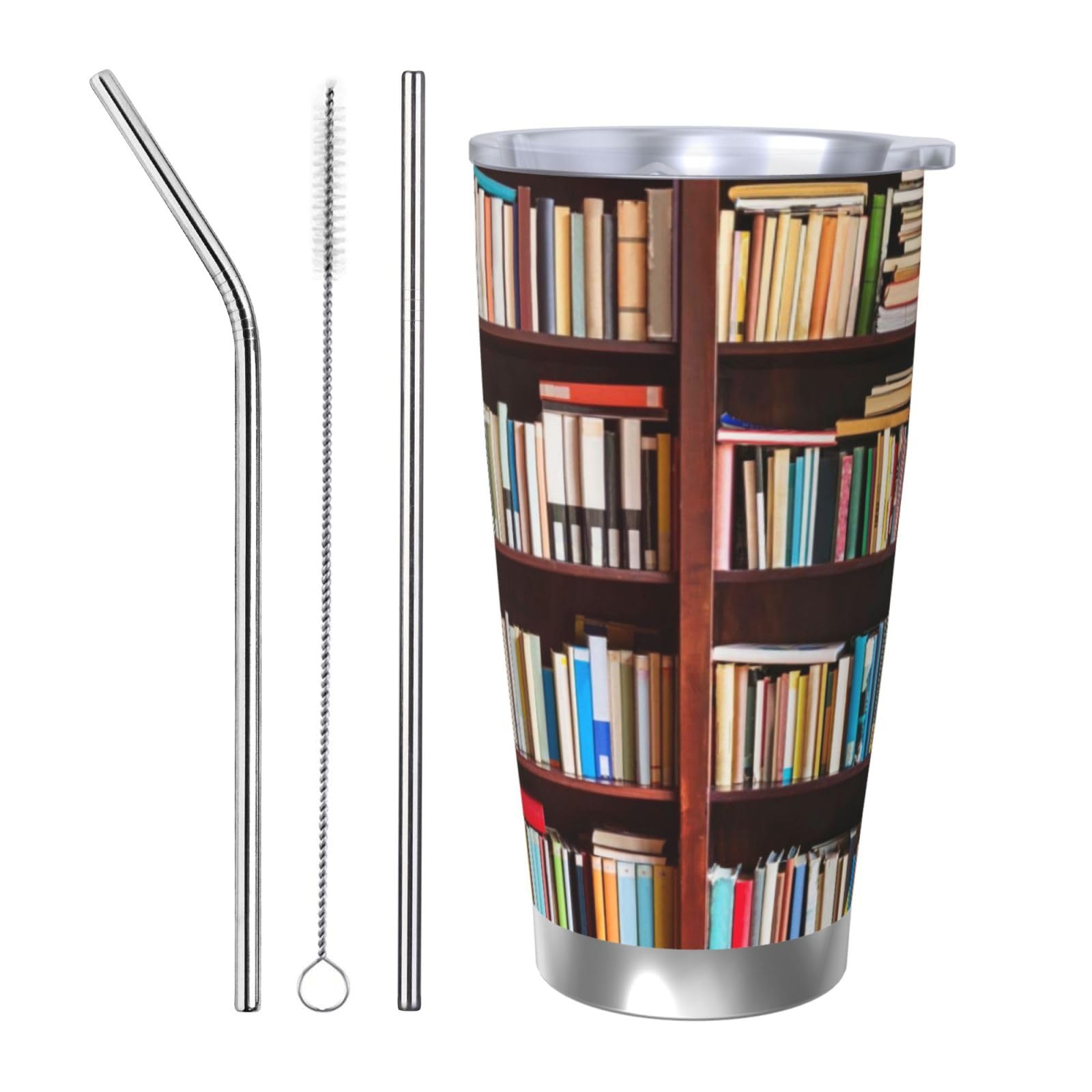 Tazza portatile dell'acciaio inossidabile della tazza dell'automobile della tazza dell'automobile stampata dei libri 20oz