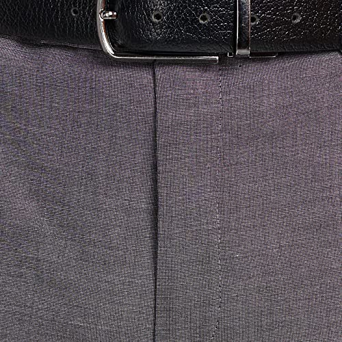 Image of Park Avenue Men's Terry Rayon Blend Fil-A-Fil Pattern Smart Fit Flat Front Formal Trouser