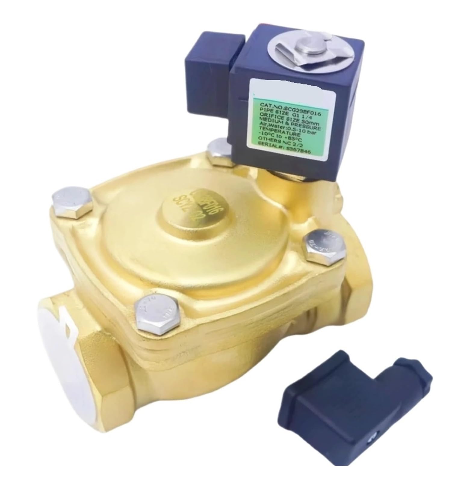 Électrovanne SCG238F017 24VDC bidirectionnelle pour régulation de fluides industriels