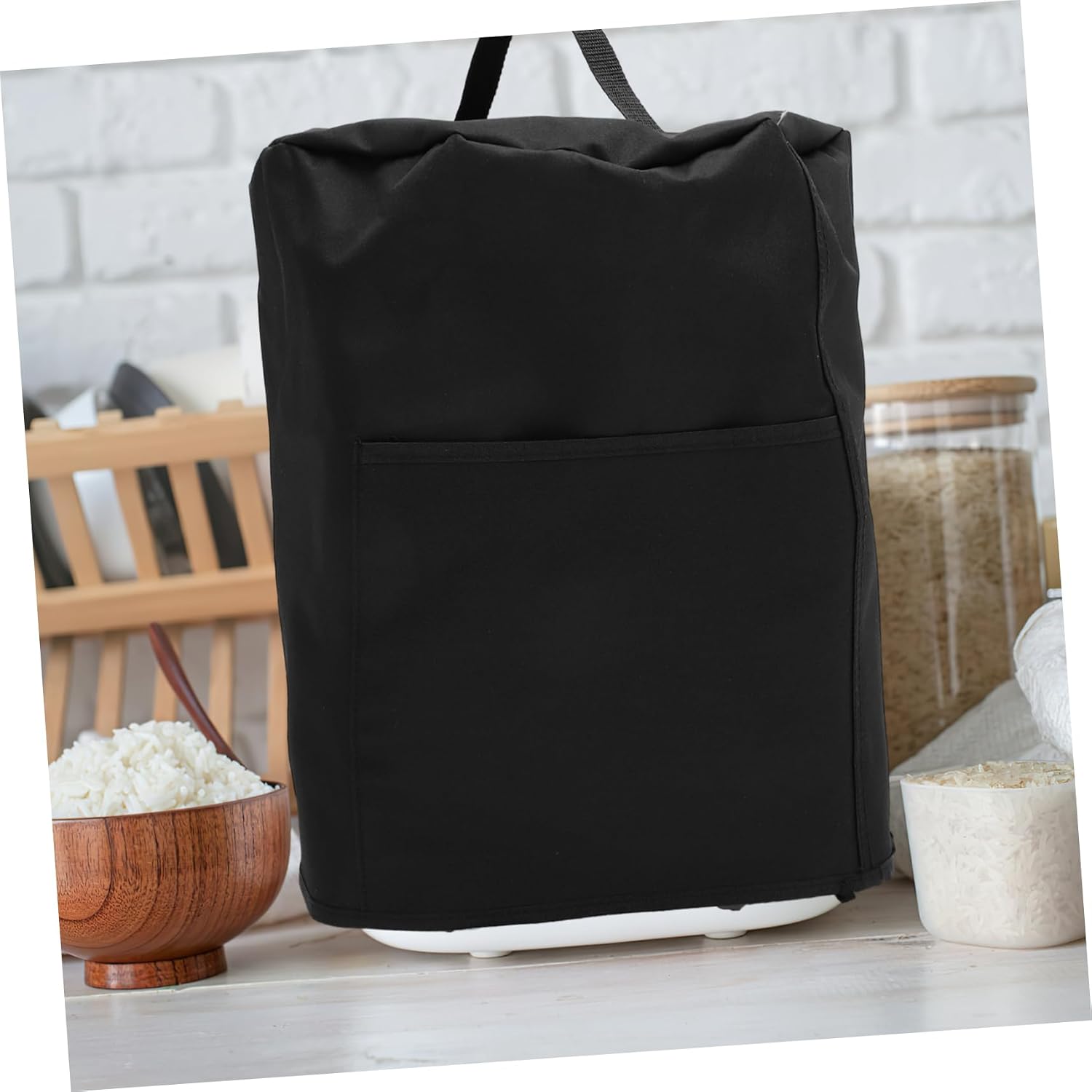 Zerodeko Air Fryer Dust Cover Stylish Lightweight Protective Cover for Air Fryers and Electric Cookers Fits Kitchen Appliances for Dust and Dirt Modern Kitchens