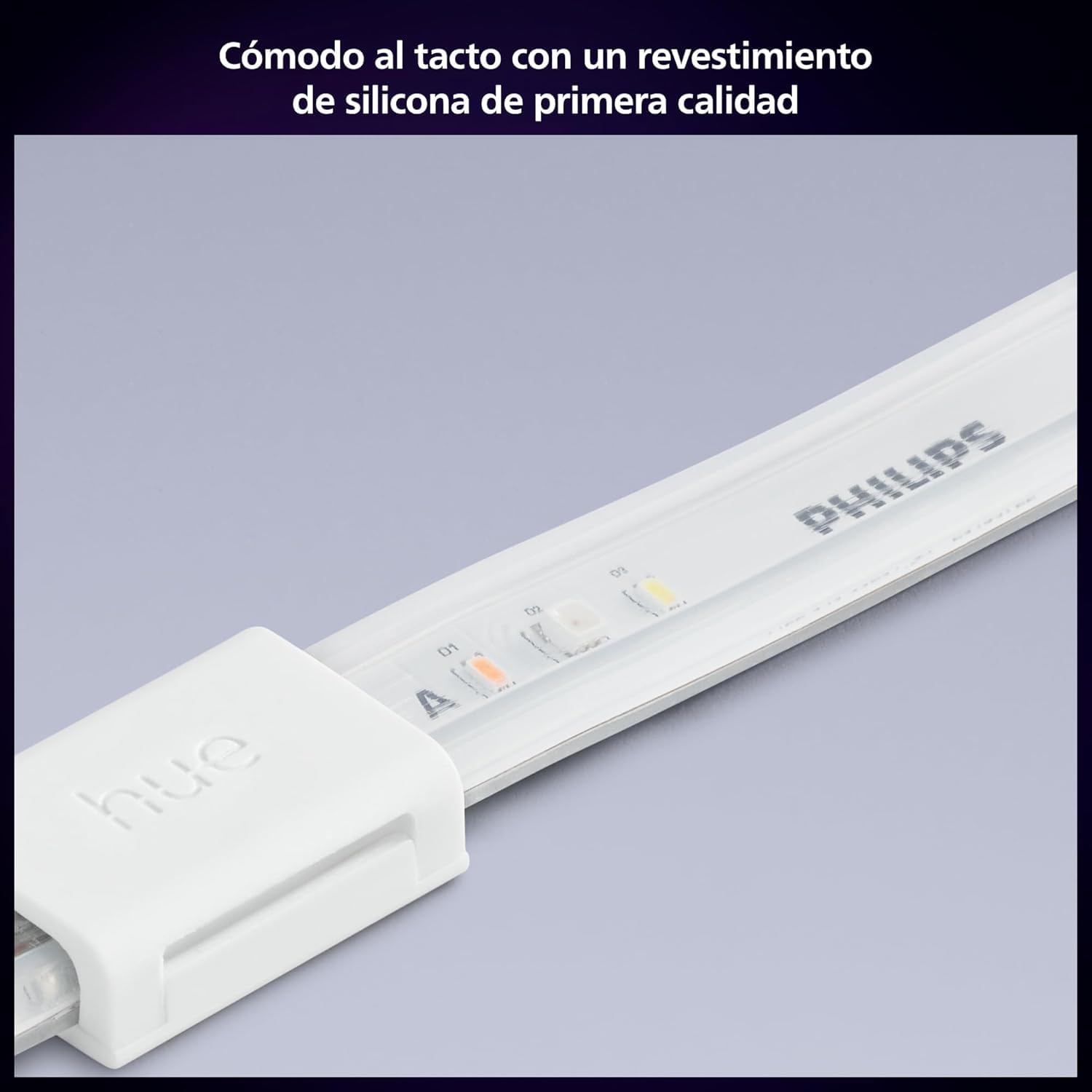 Philips Hue Solo 3M - Tira de luces LED Inteligente (1 x 3 m), tira de luces de colores ideal para iluminación interior, control con Hue App, compatible con Alexa, Google Assistant y Apple HomeKit