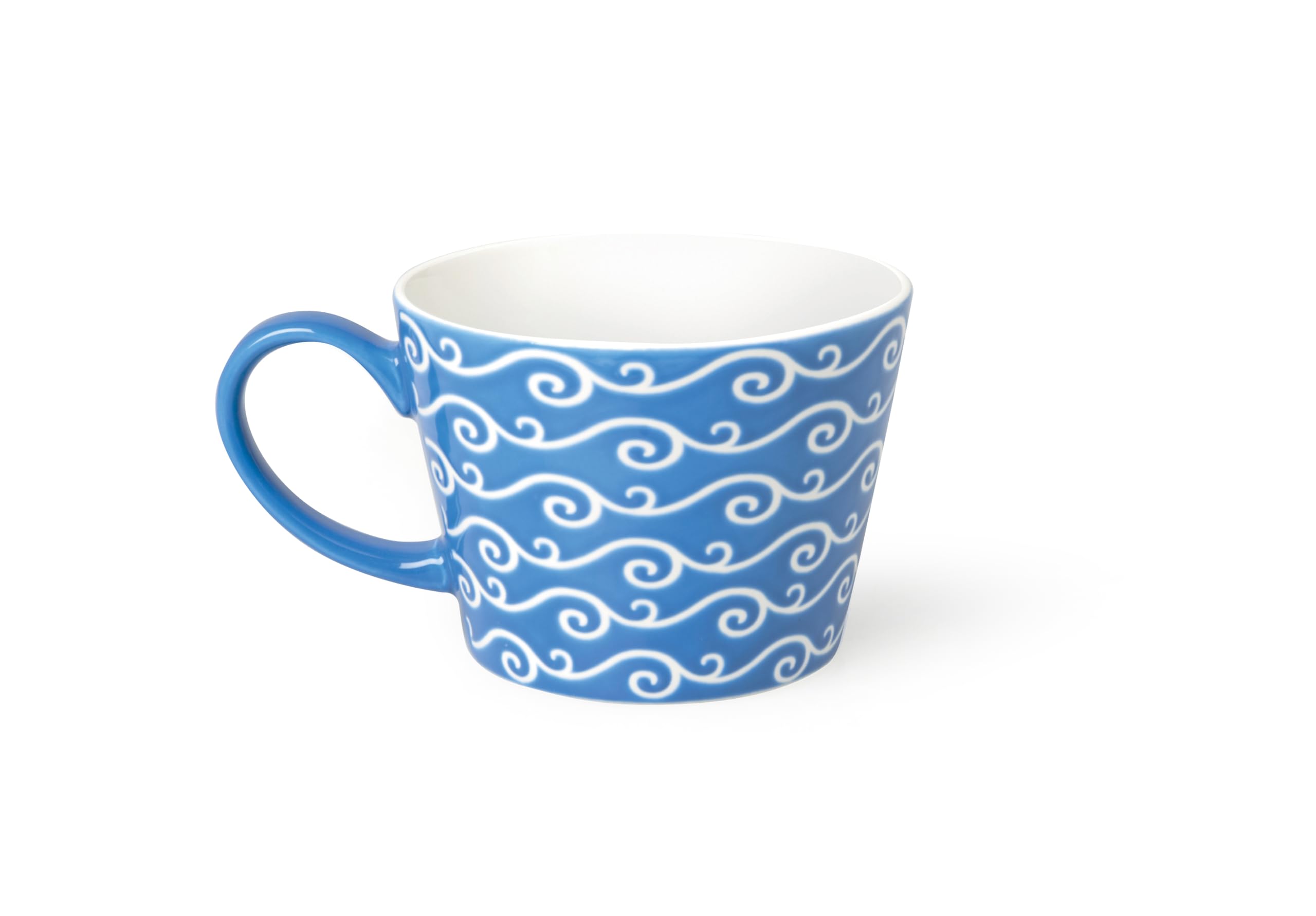 Excelsa Etnika Jumbo Mug 415 ml, Porcelain, Light Blue, 11 x 11 x 8 cm