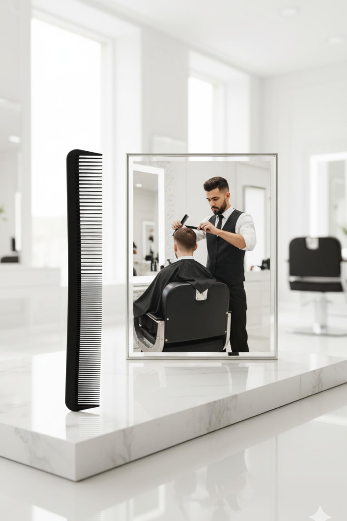 Transformacion Profesyonel Kuaför Saç Kesim Tarağı, 7430000722384