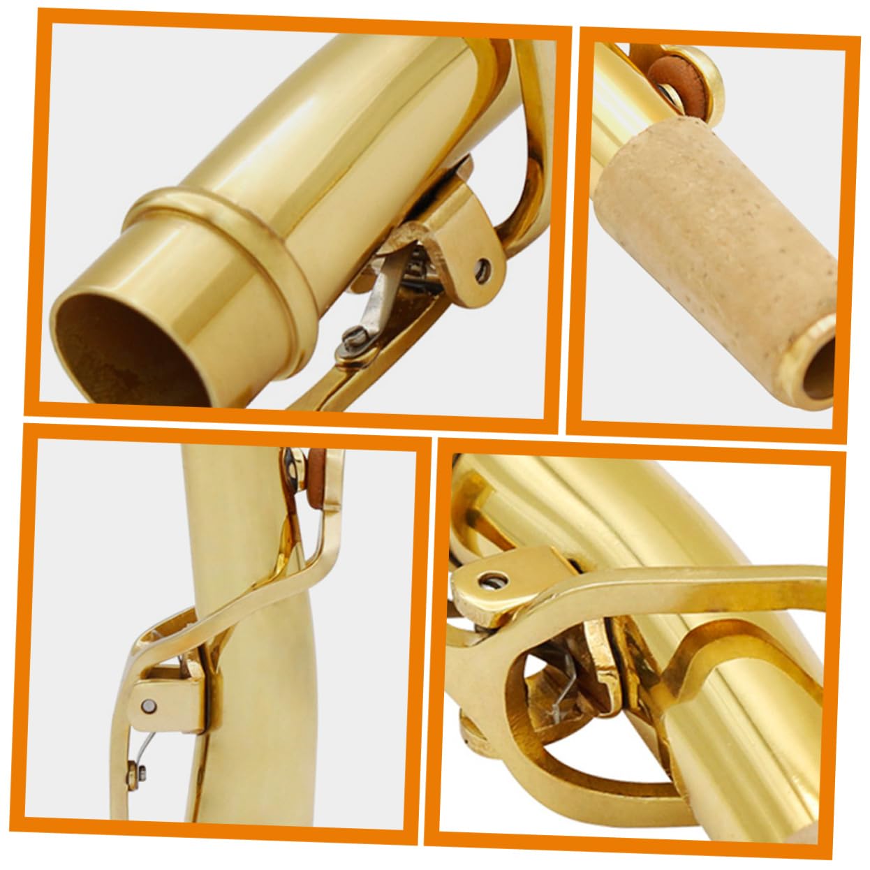 Toyvian 2pezzi Sostituzione Del Manico in Sughero Per Sassofono Contralto Manico Sostitutivo Per Sassofono Kit Di Sostituzione Del Per Contralto Accessori Per