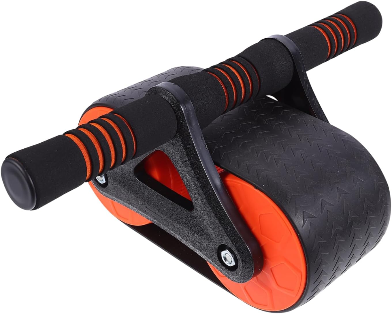 Ab Roller Wheel for Beginners Automatic Rebound Exercise Equipment for Core Strength Training Home Gym Workout Tool Non-Slip Grip Design for Abdominal Workouts