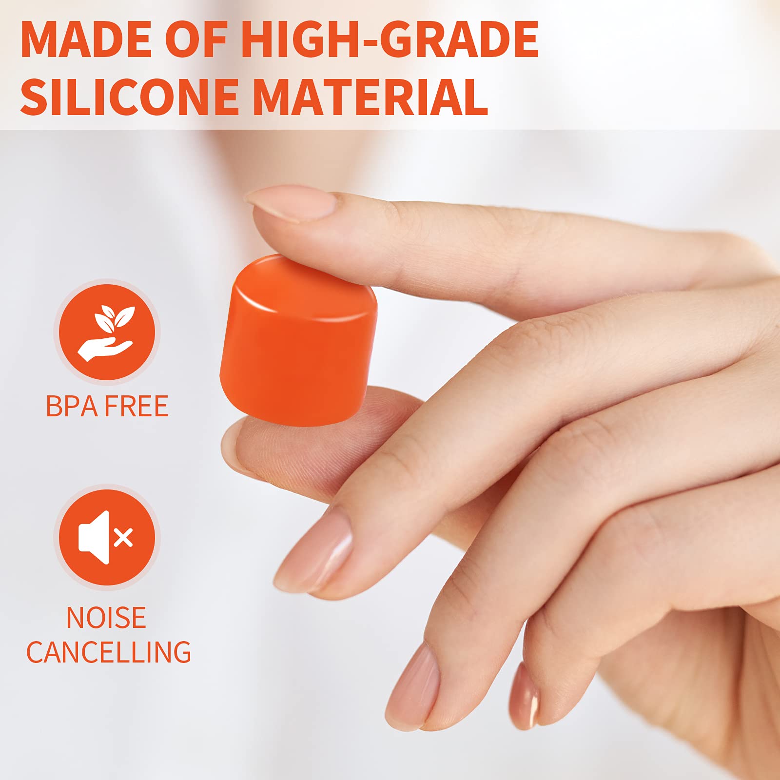 8 Paia Di Tappi Per Le Orecchie Per Dormire Riutilizzabili In - Foto 6