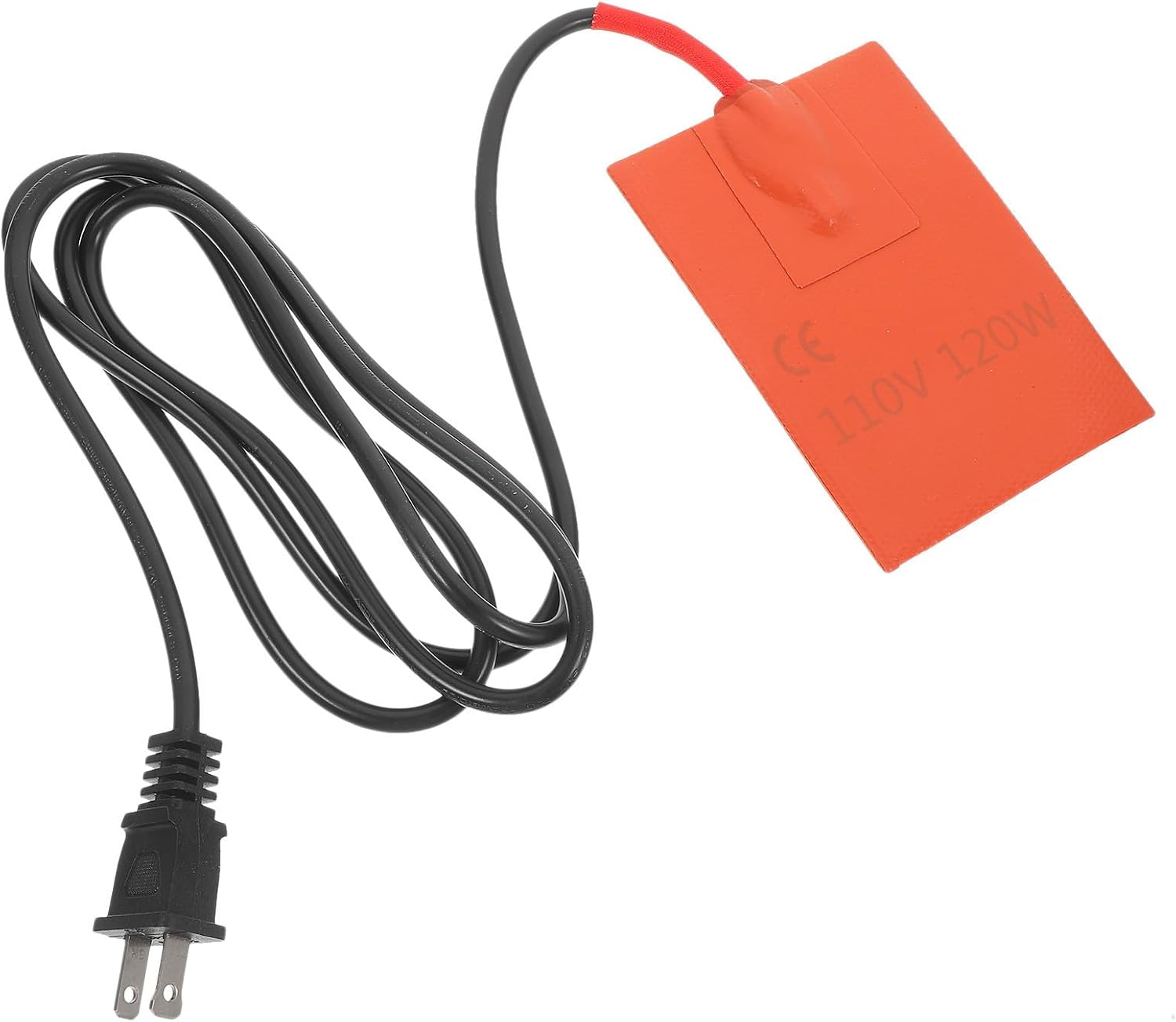 SOLUSTRE 120w Car Engine Heater Pad Silicone Rubber Oil Tank Heater for Car Radiator with Efficient Heating and Easy Installation US Plug Compatible