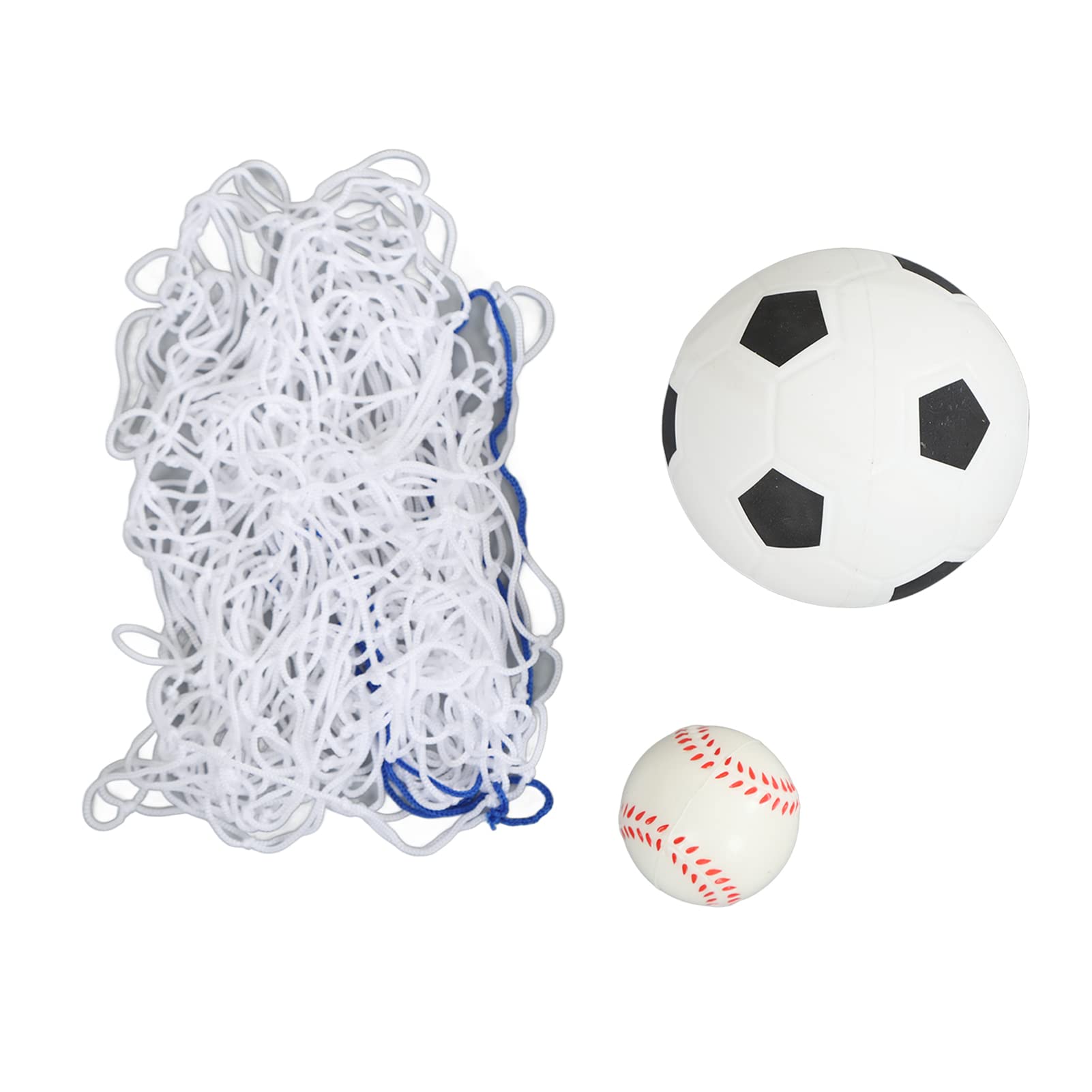 Mezcla de Juegos de Fútbol Al Aire 2 en 1, Juego de Portería Portátil con Pelotas de Fútbol y Lanzamiento para Niños Mayores de 6 Años, Divertirse en el Patio Trasero