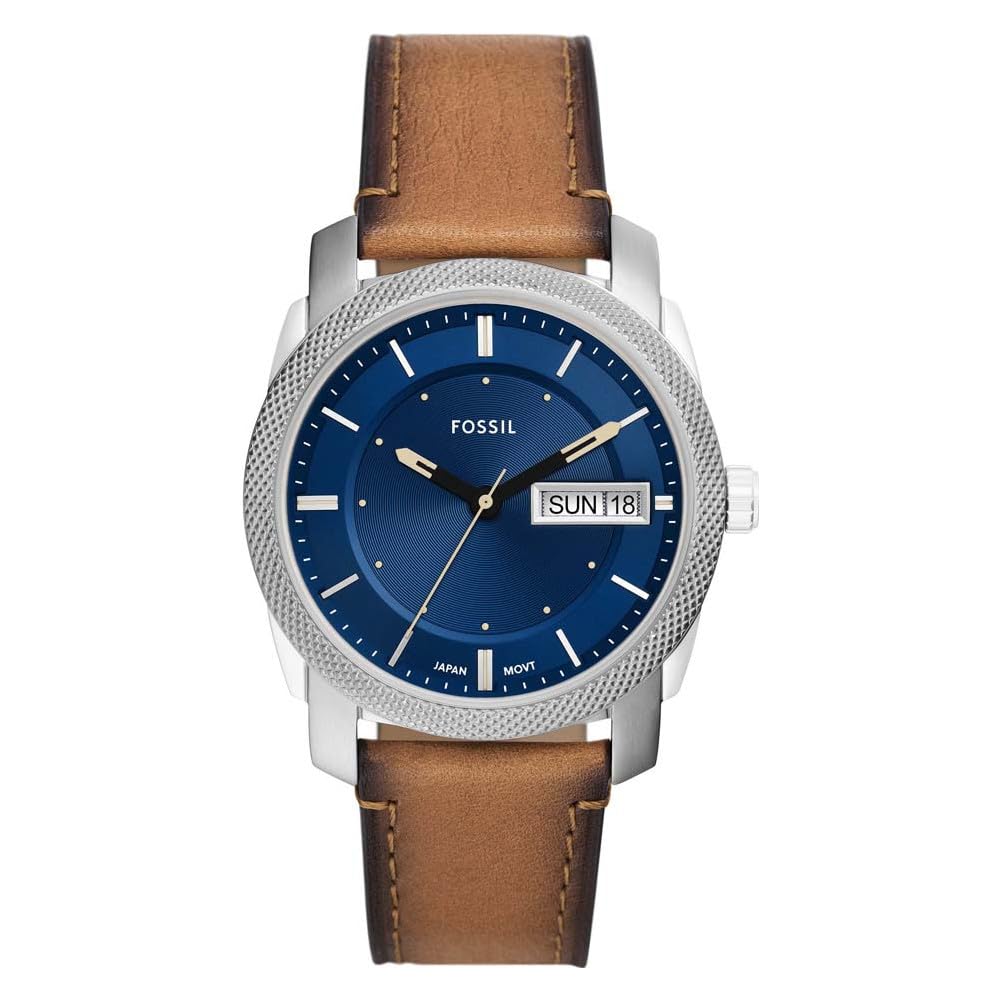 Sponsored Ad – Machine Watch for Men, Quartz Three Hand Date Movement with Stainless Steel or Leather Strap