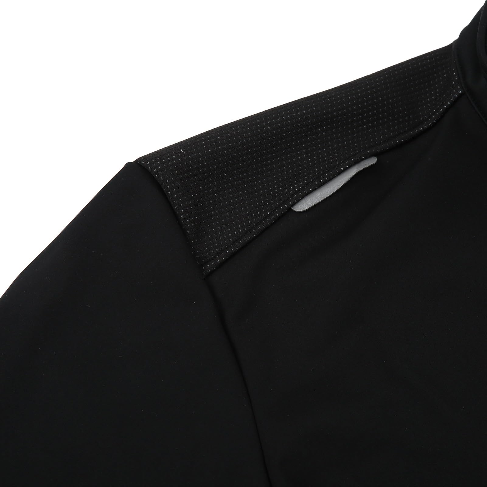 Chaqueta de Ciclismo Impermeable Reflectante a Prueba de Viento Cómoda Manga Larga para Deportes Al Aire Negro 1 X Ropa de Ciclismo