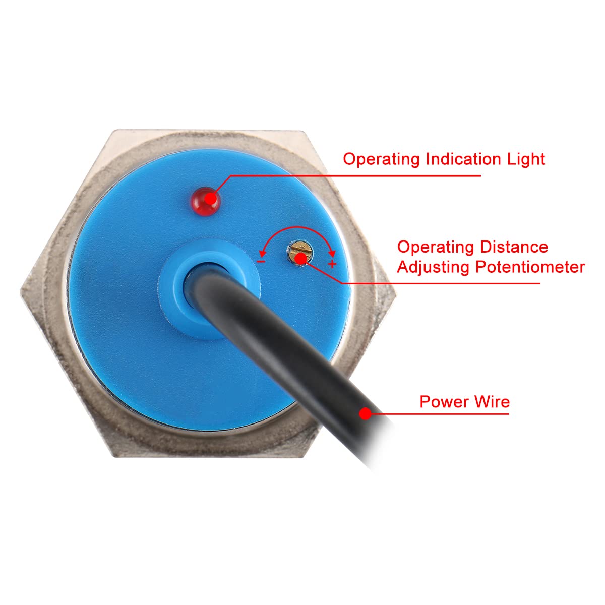 Sensore Di Prossimità Capacitivo LJC30A3-H-Z/AX - Rilevamento 1-15mm, 10-30VDC, NPN NC, 3 Fili - Foto 13