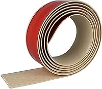 Vista 8 de Tira de transición de piso autoadhesiva, tiras cubrepiso de laminado de vinilo de 2 pulgadas de ancho, divisores planos de transiciones, diseño