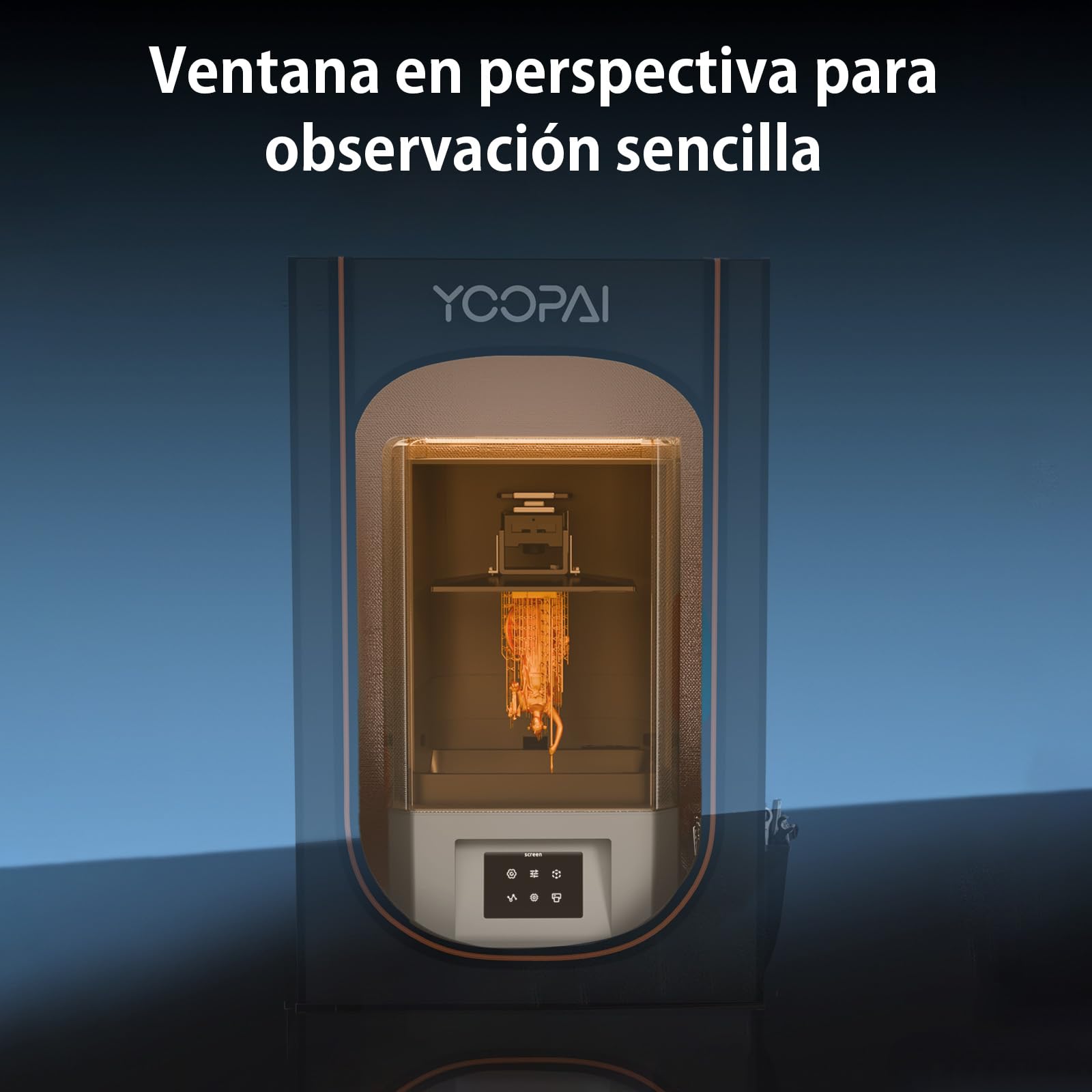 YOOPAI Carcasa Funda Impresora 3D Resina con Ventilación, Multifuncional Elimina Olores A Prueba de Polvo Aísla Ruidos para Creality Anycubic Elegoo Series LCD SLA DLP Impresora 3D