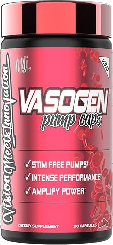 VMI Sports Vasogen Ultra Nitric Oxide Booster | Preentrenamiento sin estimulación para fuerza, resistencia y construcción muscular | Vasodilatador y