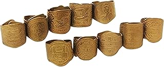 [アースマーケット] グラッドハンド GLAD HAND シガータグリング 真鍮 ブラス シルバー 指輪 スカーフリング ストールリング