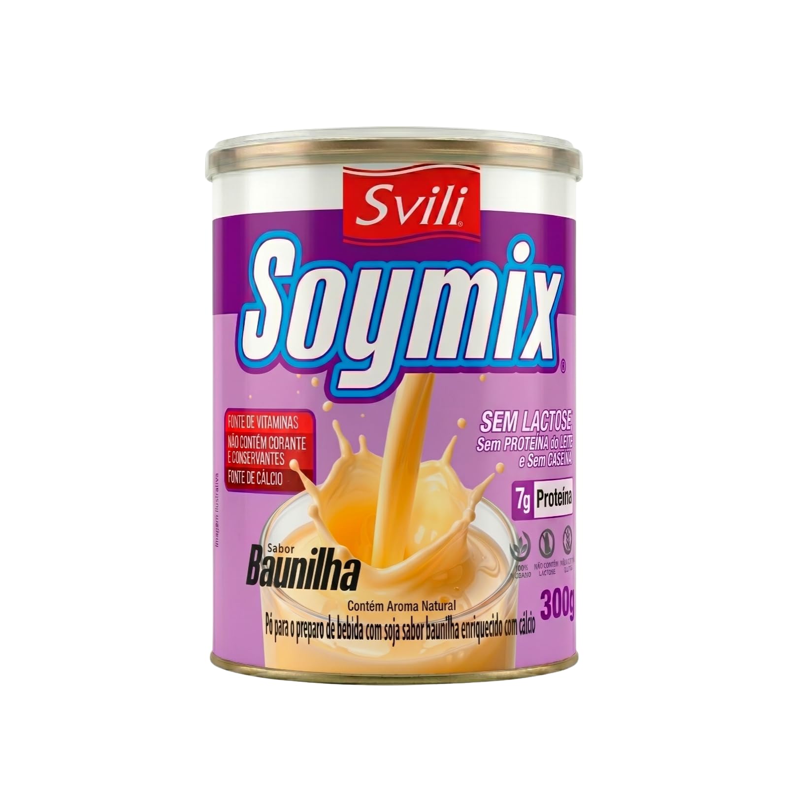 Leite de Soja Soymix Baunilha Svili 300g : Amazon.com.br