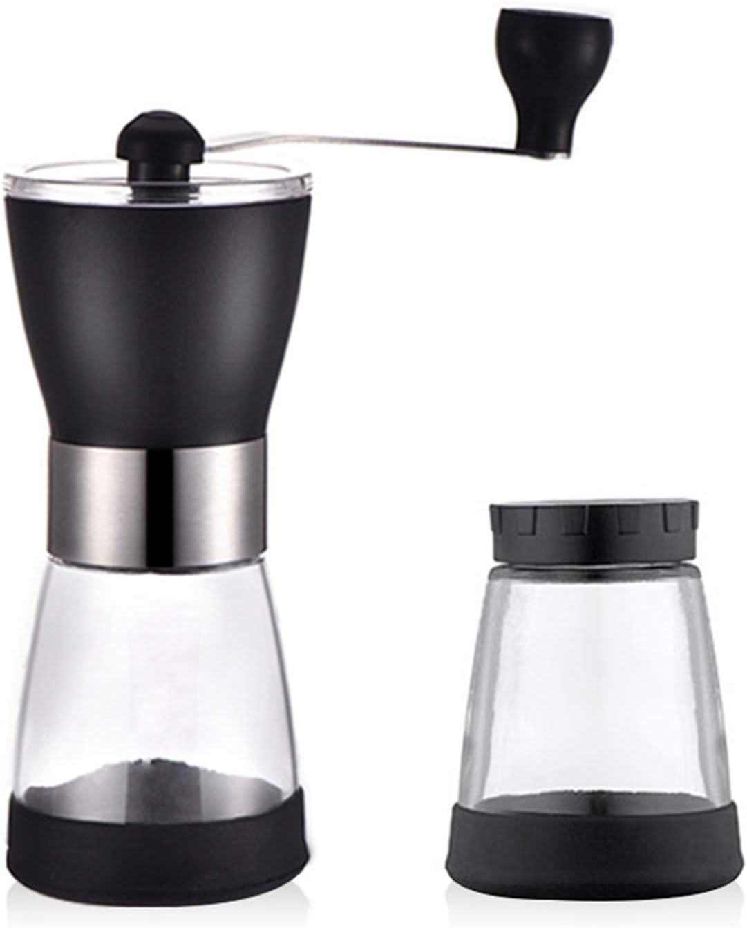 TYI -Manual Coffee Grinder, with Ceramic Grinding Core, Portable Mini Adjustable Professional Coffee Grinder, The Best Choice for Travel, Camping, Office