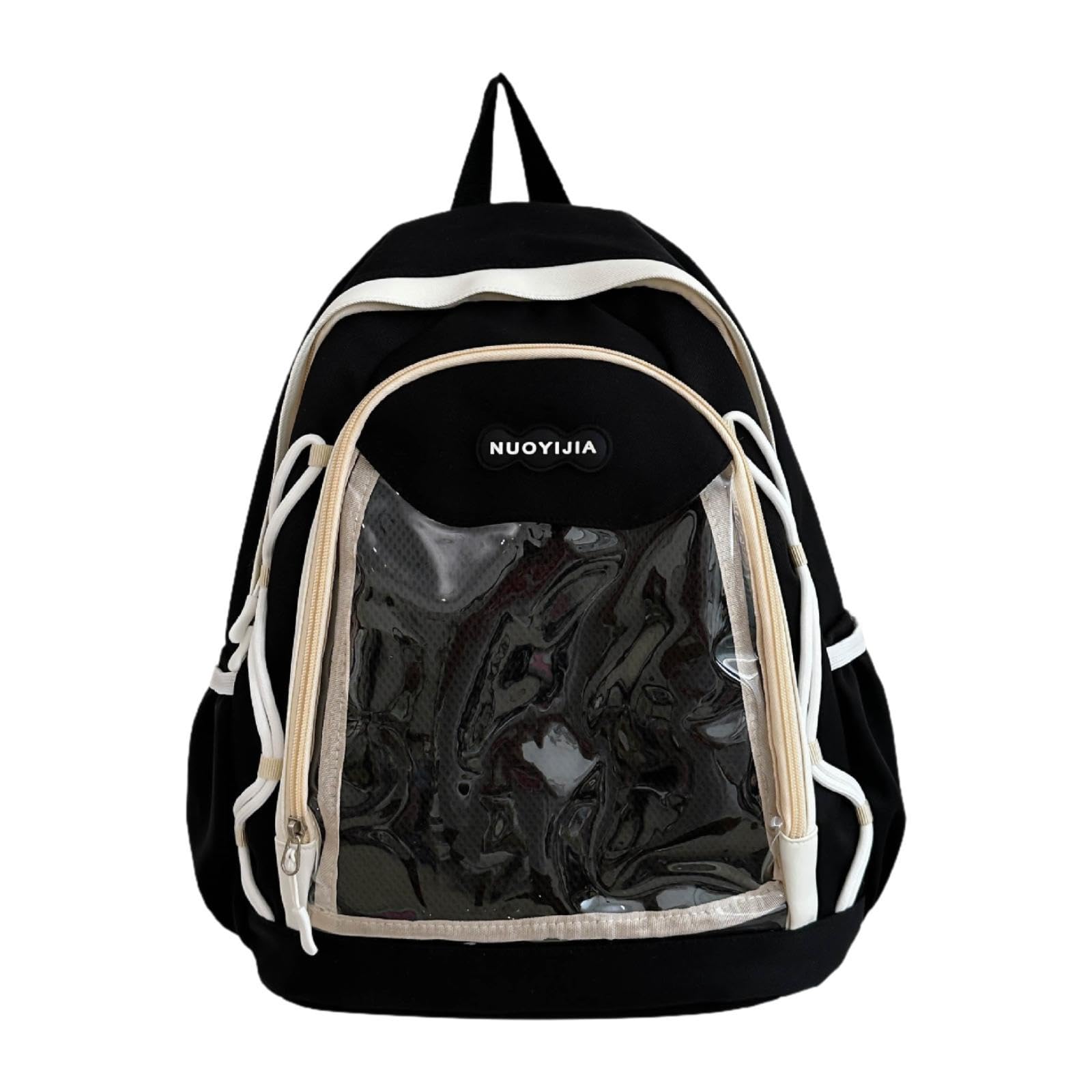 nivaa Fashion Backpack Casual Cute for Teen Girls for Outdoor Birthday Gift Street Black-picture-14