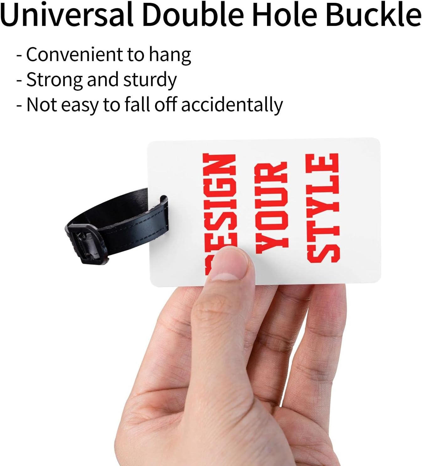 Personalized Customized Custom Luggage Tag, Add Your Photo Text Image Logo Name ID Card Baggage Tag High Visibility Personalized ID Travel Tag : Clothing, Shoes & Jewelry