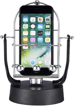 Amazon 回転スイング 回転バランスボール バランスボール パーペチュアルモーション 歩数を増やす 歩数を稼ぐ ｕｓｂ給電 携帯電話の揺れ装置 携帯電話自動スイングおもちゃ に適用walkrやポケモンゴー Pokemon Go 宇宙 天文 プラネタリウム おもちゃ