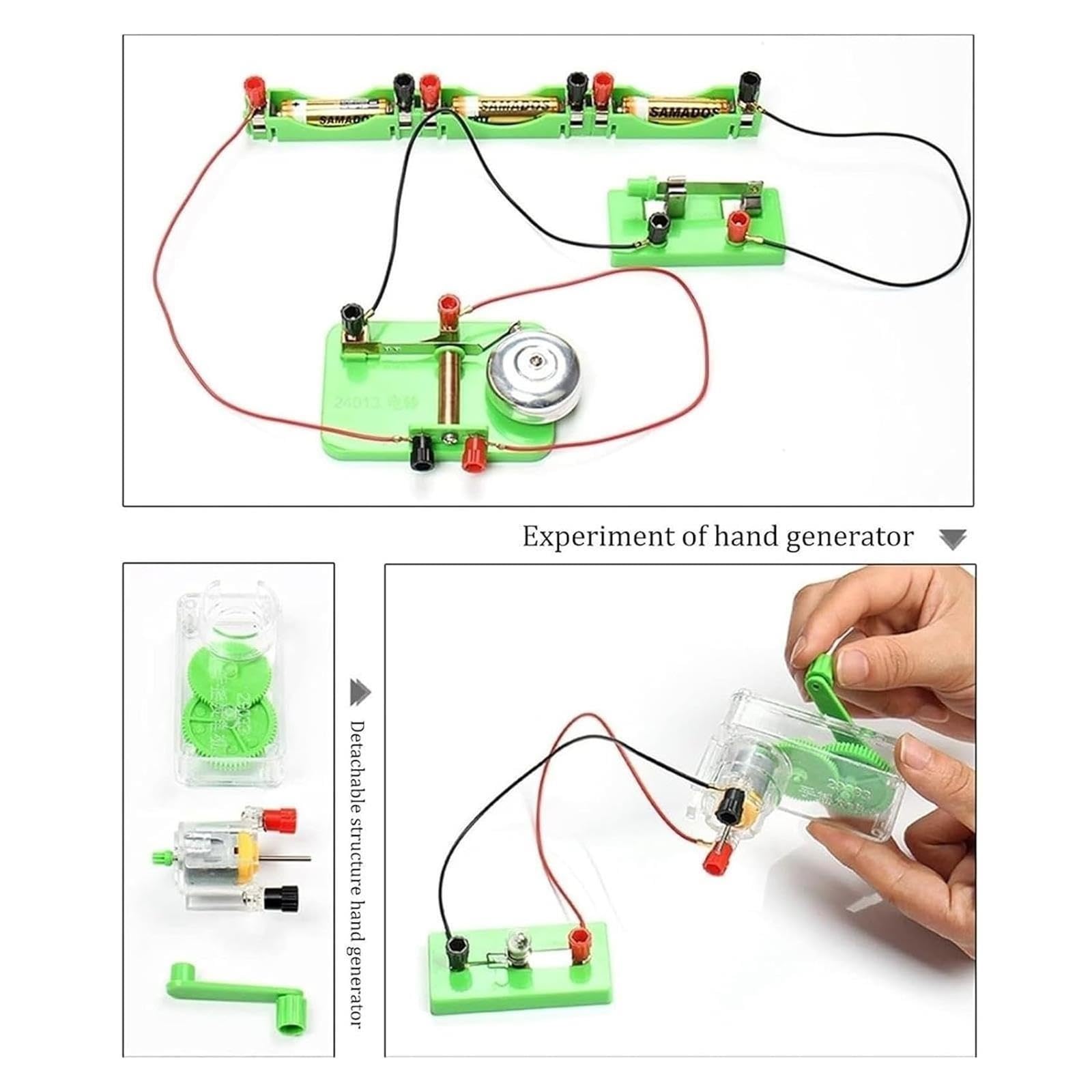 Scatola for esperimenti elettrici kit da laboratorio di elettromagnetismo