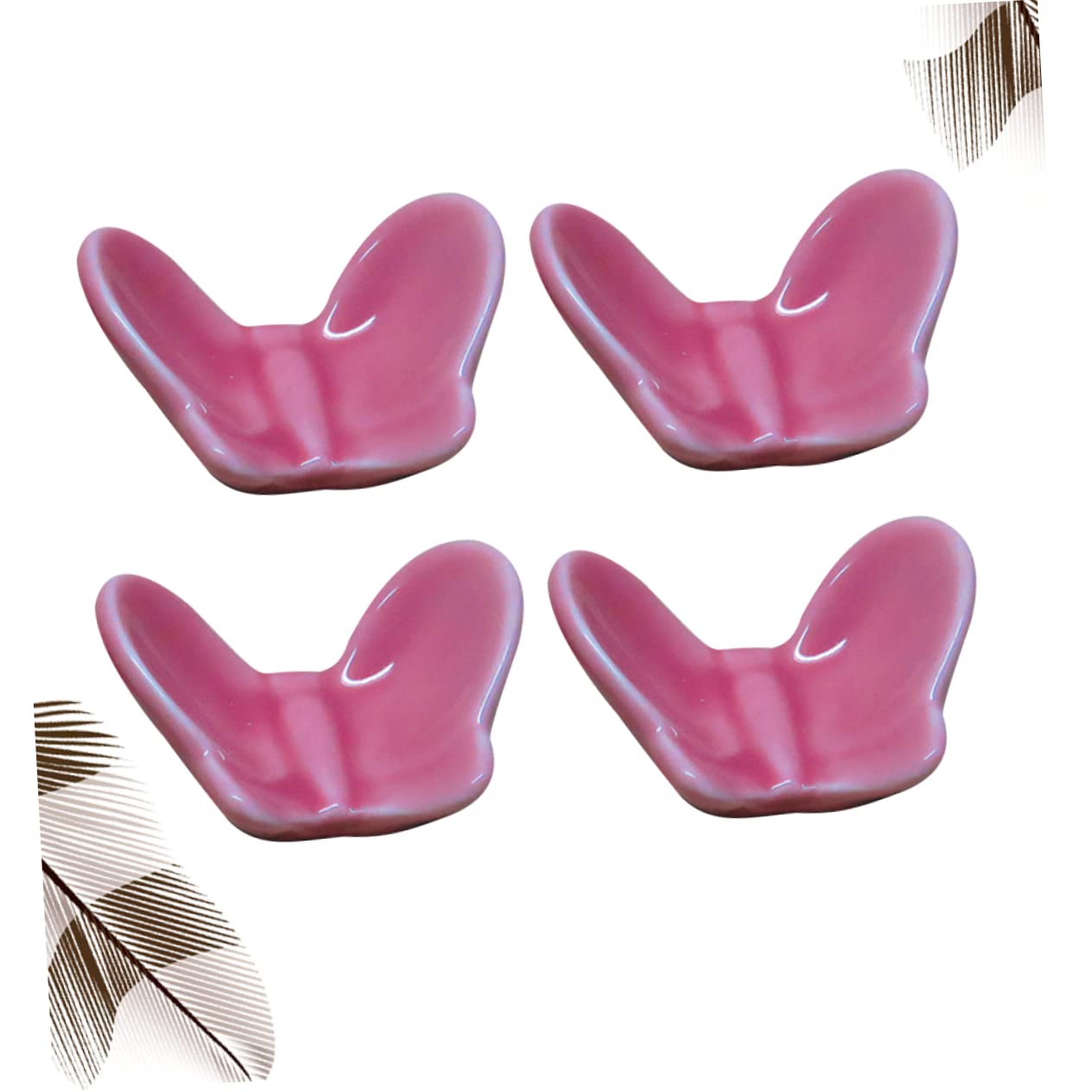 Générique Lot de 12 Supports de Baguettes, Support de Baguettes, décoration de Bureau, Support de Baguettes, céramique Rose, nécessités Quotidiennes, Support de Baguettes, Support de Baguettes