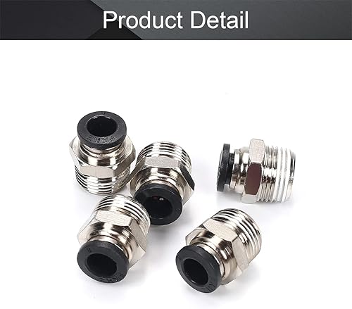 Miniatura 45 de Aicosineg Cilindro de aire Clevis Y Junta M10x1.25in Rosca hembra Y Conector 2.04in Longitud Cilindro de aire Rod Clevis Extremo neumático Cilindro