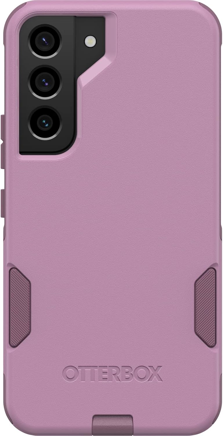 OtterBox Galaxy S22 Commuter Series Case - Maven Way, Slim & Tough, Pocket-Friendly, with Port Protection Pink