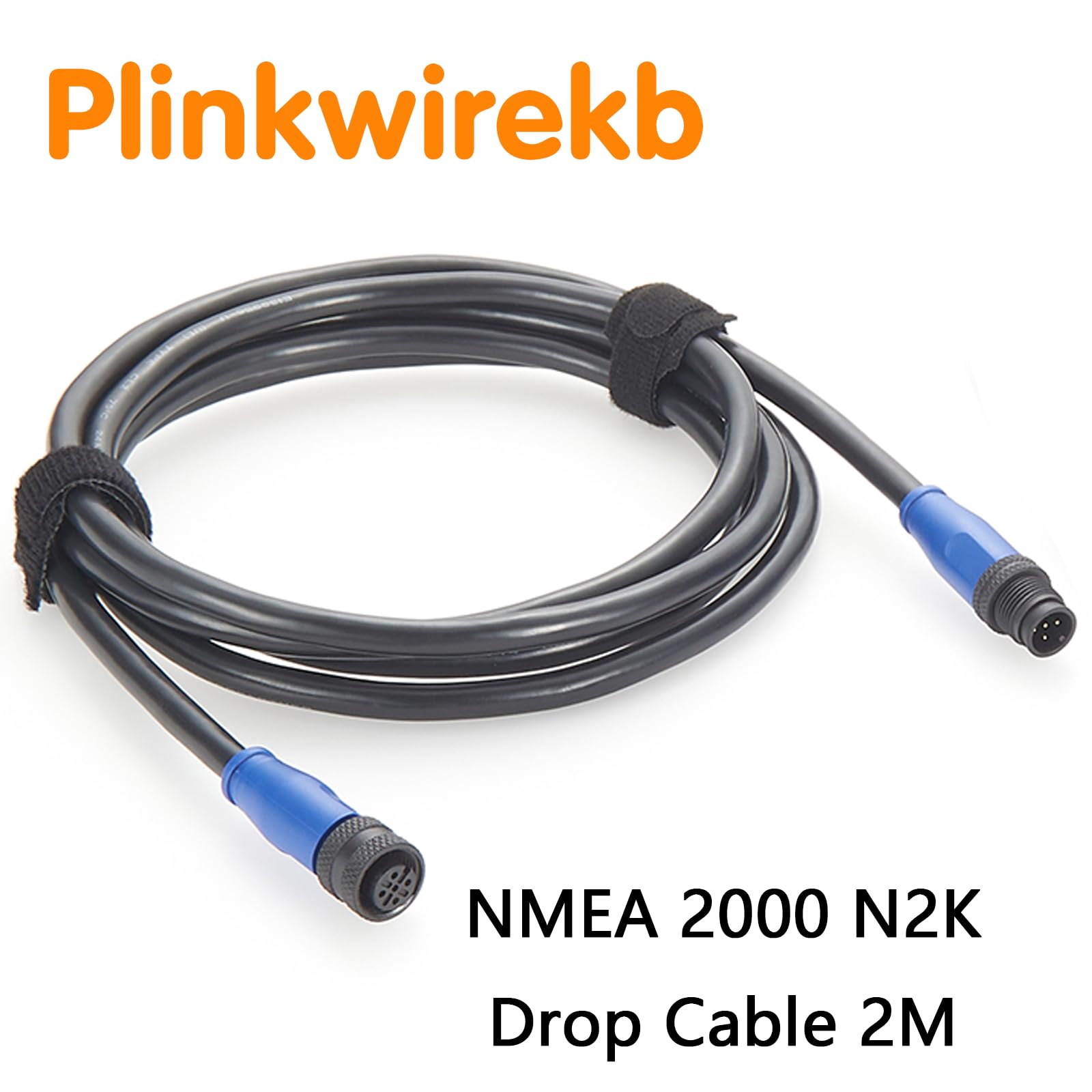 NMEA 2000 Starter-Kit N2K Marine Kit inklusive 5-Wege-T-Verteiler, 2m langem Drop-Kabel,T-Verteiler,Terminator (Stecker/Buchse),1m langem Stromkabel mit Sicherung für Lowrance Simrad Navico Garmin
