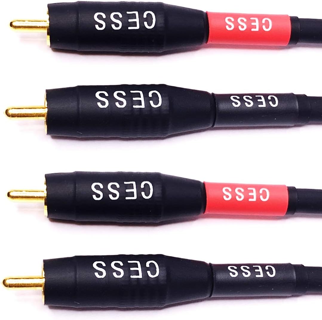 Cheap CESS-075-6i Heavy Duty Waterproof RCA Cable, Phono Male to Male (6 in)