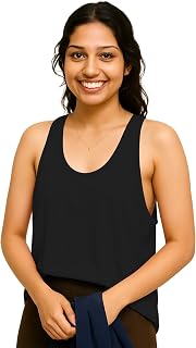 THE BLAZZE Women's Loose Fit Gym Tank - Sleeveless Activewear for Yoga & Jogging 1005 NB19 Parent Price In India