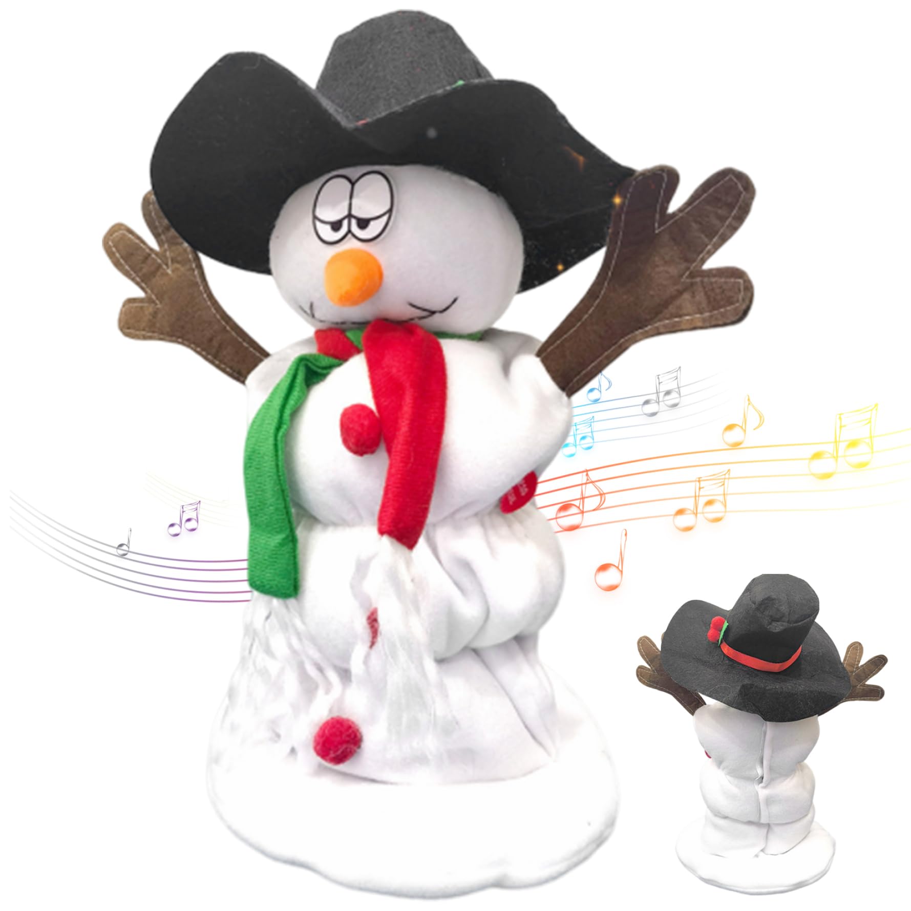 Bonhomme de Neige Chantant, le cadeau de Noël en peluche idéal pour amuser toute la famille