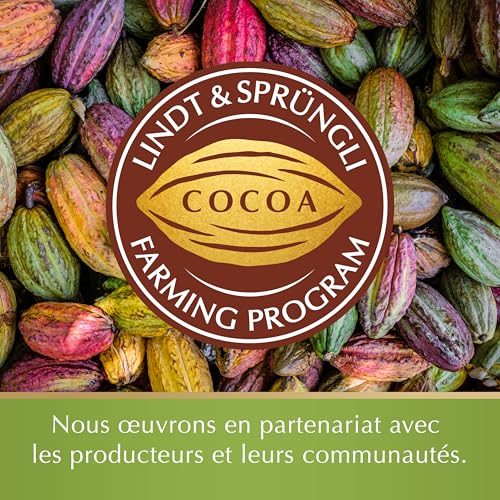 Lindt - Tablette CRÉATION Pâte d'Amande - Chocolat Noir, 110g (Lot de 2)