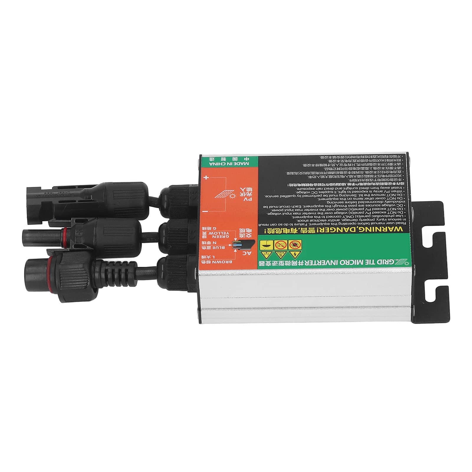 Grid Tie Micro Inverter, AC230V High Accuracy Kompakter Reiner Sinuswellen-Wechselrichter mit Kabel für Bürogeräte (260W)