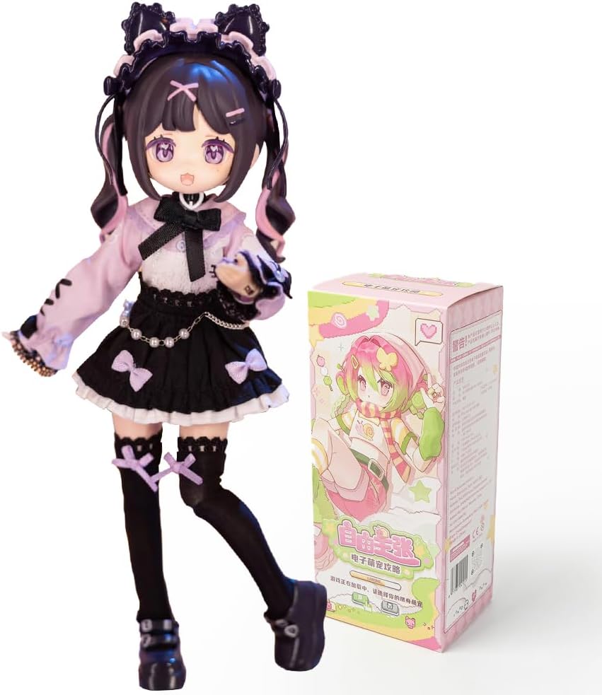 New Electronic Cute Pet Series Blind Box Mystery Box Action Collectable Anime Figure Model Gift 1/12 BJD Doll Toys,No Extra Gifts (Two Boxes)