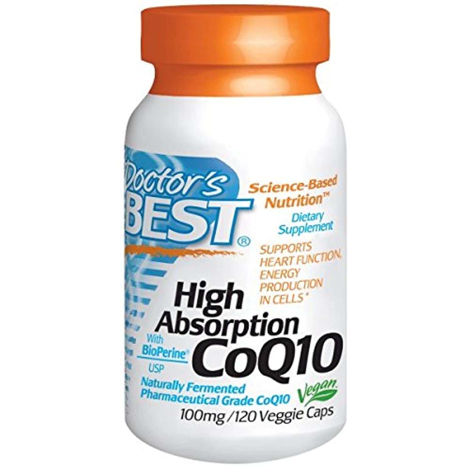 Coq10, With Bioperine, 100 Mg, 120 Veggie Caps