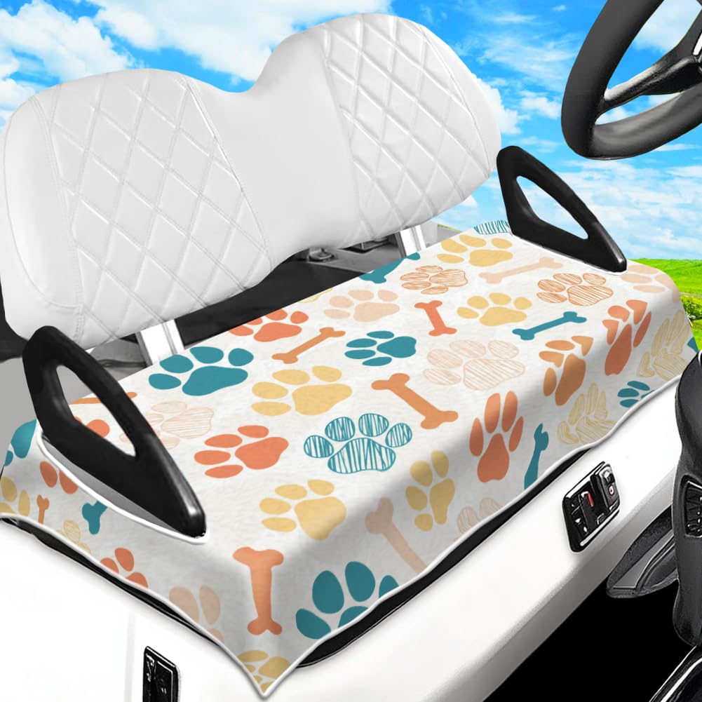 Peacoblue Fundas de asiento para carrito de golf 100% microfibra 51 x 31 pulgadas
