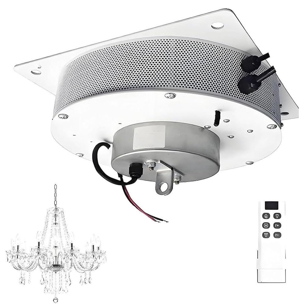 Lève-Lustre 2 en 1 Haute Capacité pour Lustre de Villa et Hôtel