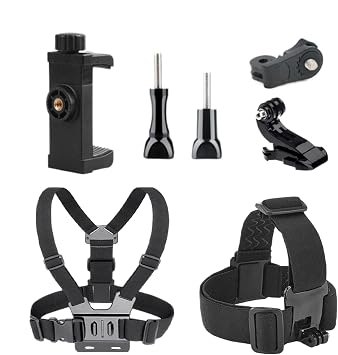 Body Mount Chesty, Chest Mount Harness Strap - Adjustable Action Camera Chest Strap Harness Mount | Comfortable Body Phone for Kids, Adults, Women, Girlfriend