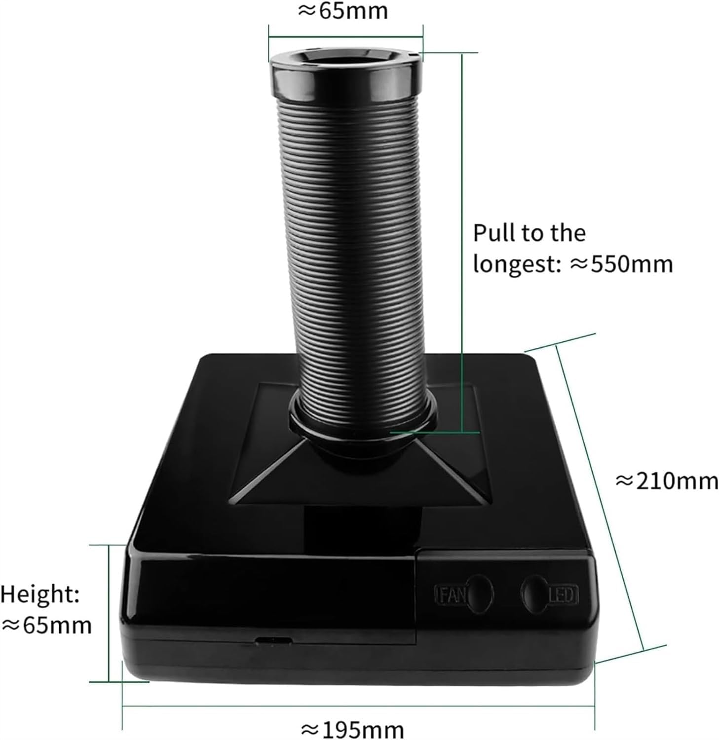 Smoke Extractor, Solder Fume Purifier For DIY Soldering Work, 3 Level Filter Smoker, Desktop Smoker, Large Size, Strong Suction Power