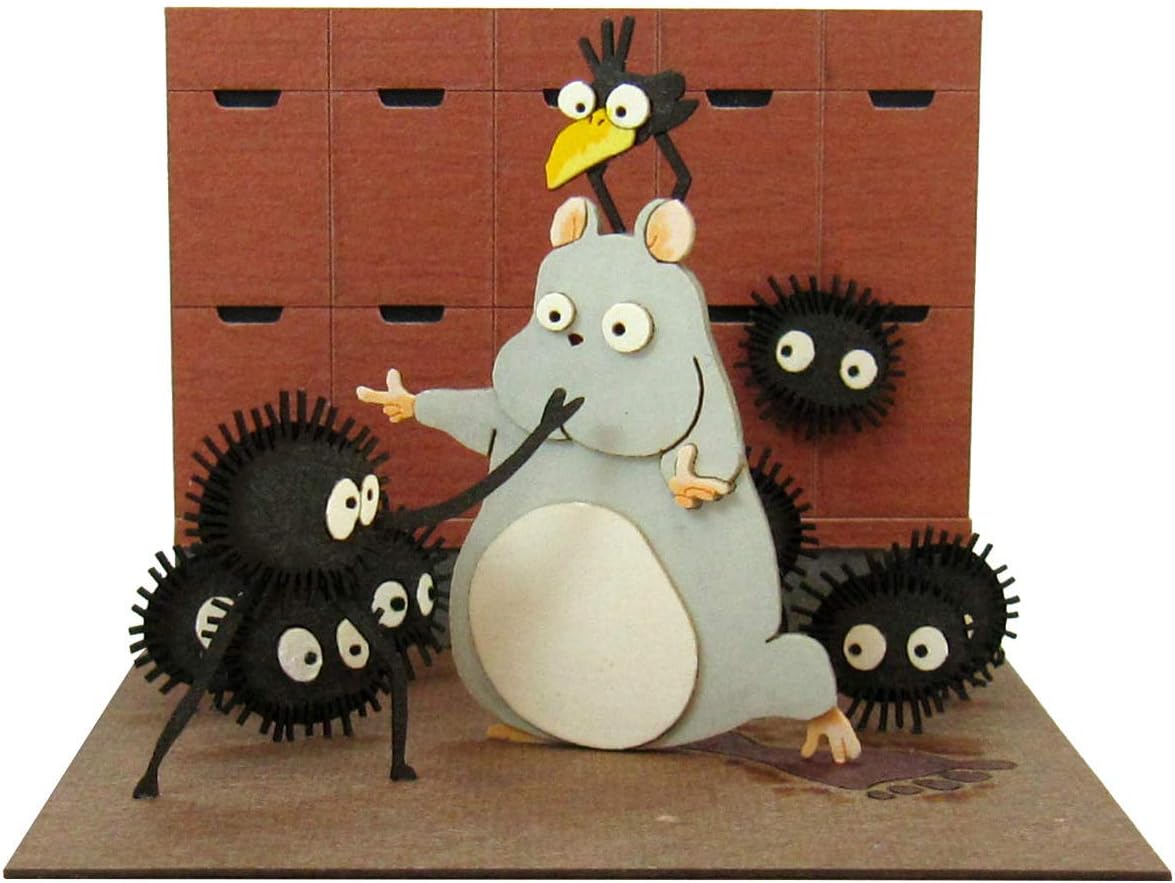 さんけい スタジオジブリmini 千と千尋の神隠し エンガチョ ノンスケール ペーパークラフト Mp07 60 ペーパーアート 通販 Amazon