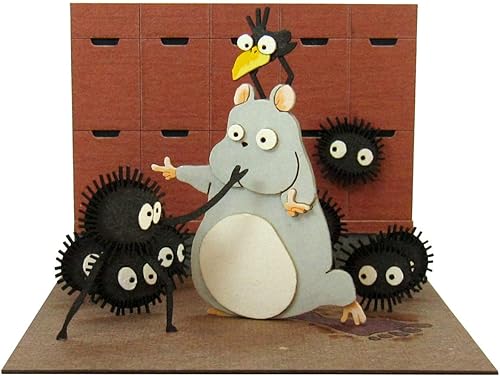 Miniatura 2 de Sankei Studio Ghibli Mini MP07-56 Spirited Away Parents, Become a Pig, Papercraft sin escala