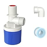 Automatic Water Level Control Valve Inside Type,Inner Top Float Uesd for Tank, Solar Energy, Auto Pot, Aquarium Valve, Tank Traditional Upgrade（3/4